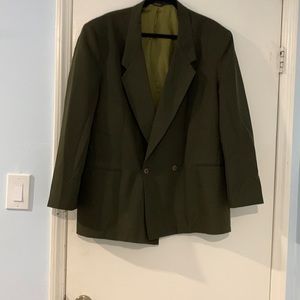 Army green blazer